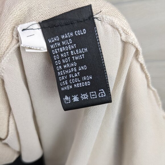 August Silk Knit Cropped Long Sheer Cardigan - Picture 4 of 6